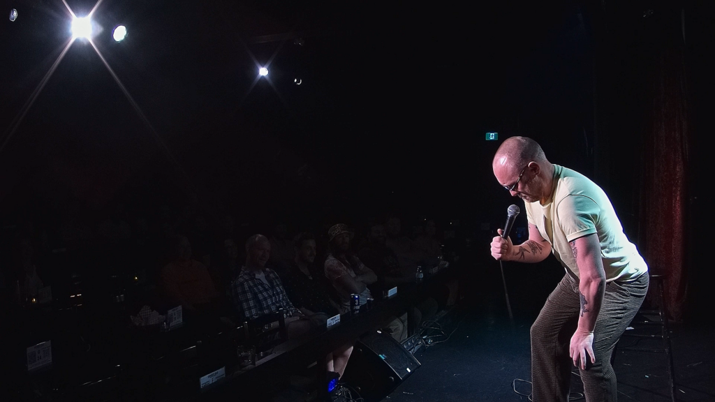 ON stage at Comedy Bar Danforth